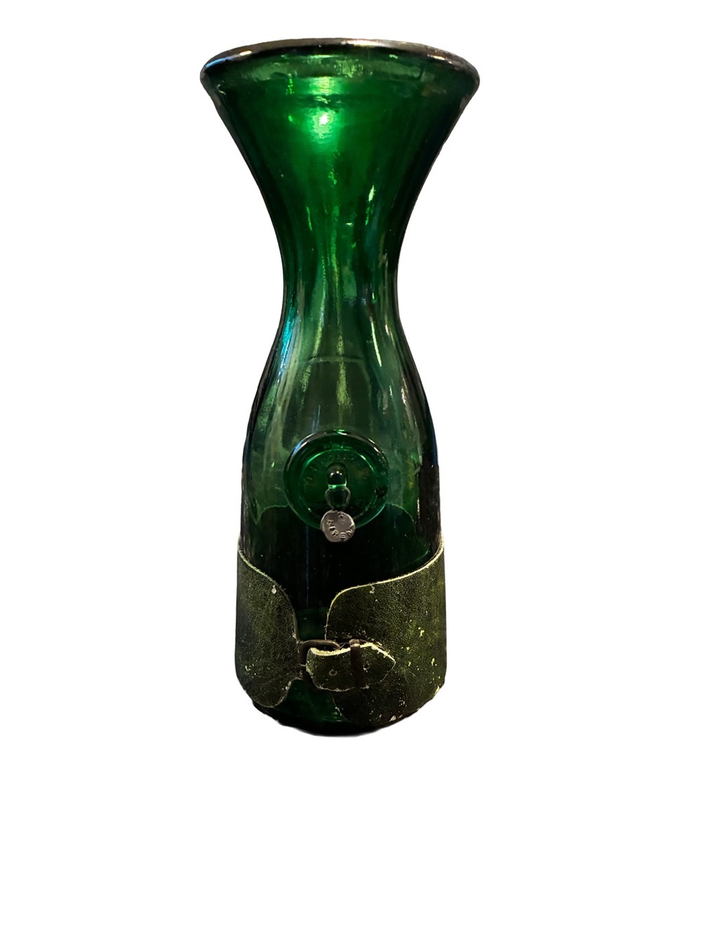 Vintage Jim Beam Vino di Casa Beam Italian Green Glass Decanter Wine Caraffe 🇮🇹
